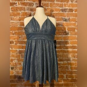 Lulu's Sparkly Blue Dress